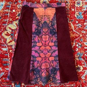 Funky vintage midi skirt